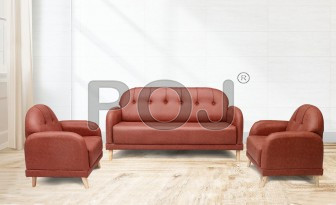 Jiva Leatherette Sofa Set ( 5 Seater Sofa )